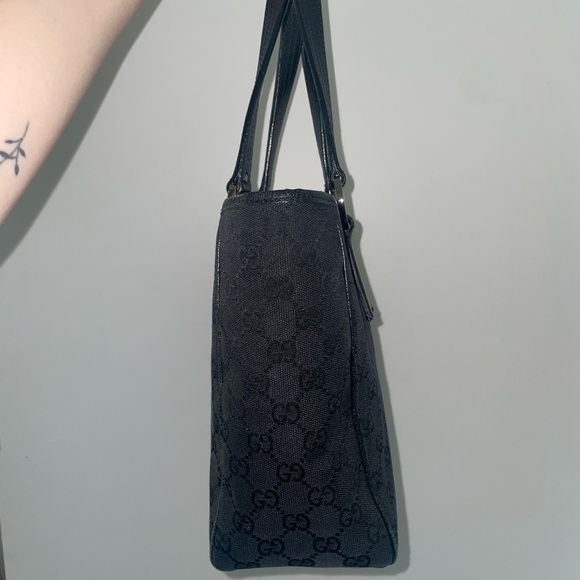 Vintage Gucci Open Tote Bag - GG Canvas - Picture 3 of 6